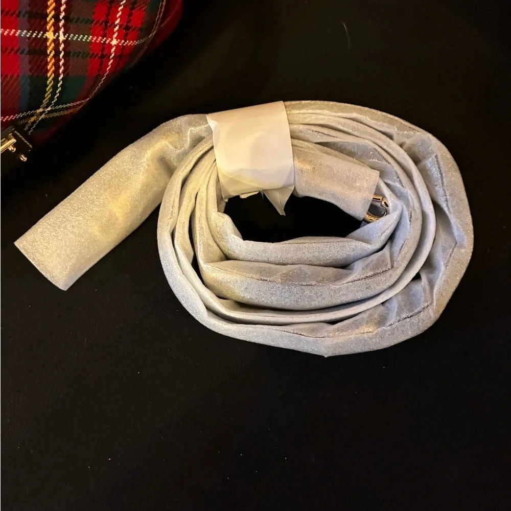 Dooney & Bourke Red and Green Plaid Mini Barlow - Picture 14 of 16